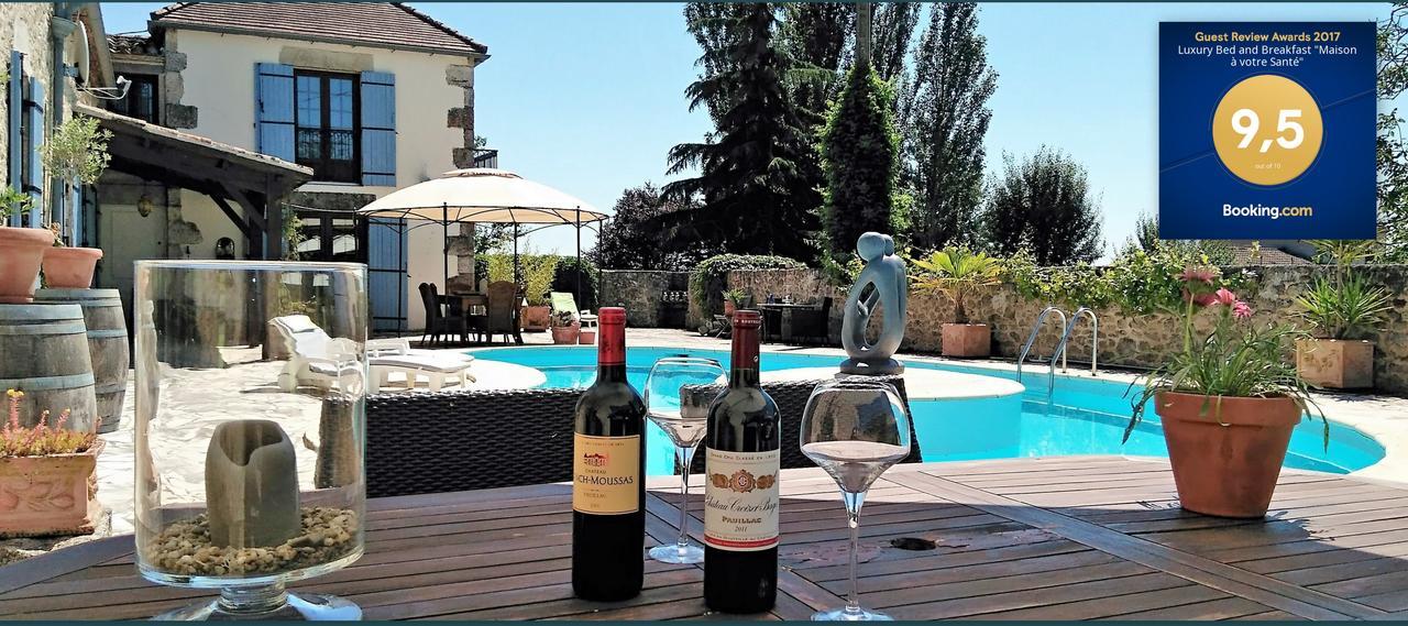 Luxury B&B Maison A Votre Sante, In Bordeaux Wine Region Savignac-de-Duras Zewnętrze zdjęcie
